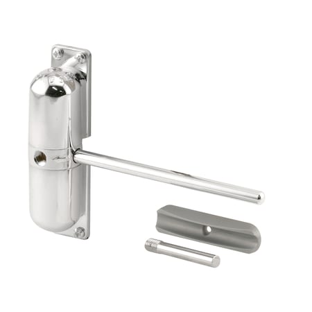 Prime-Line Safety Spring Door Closer, UL Listed, Chrome KC67US